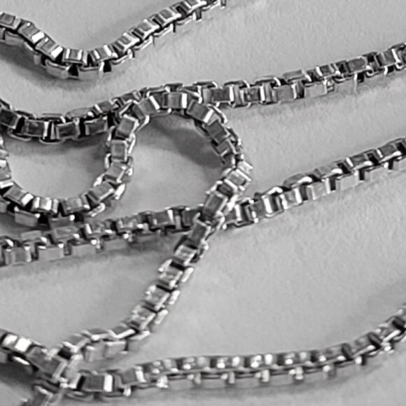 24 inch 925 Sterling Silver Italy Necklace, 925 Sterling Silver Chain - Picture 7 of 16